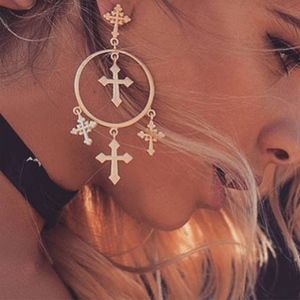 ERIKA EARRING || Statement Cross Earring